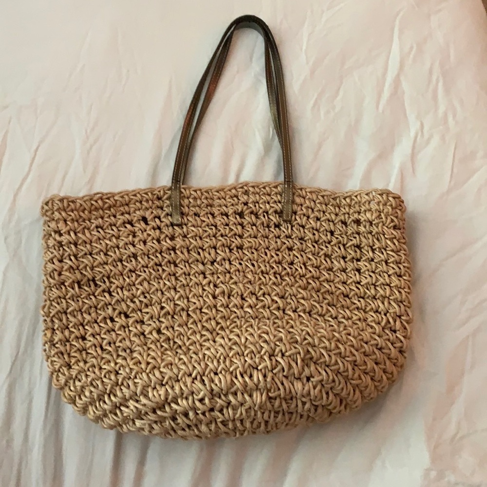 J.crew Straw Bag